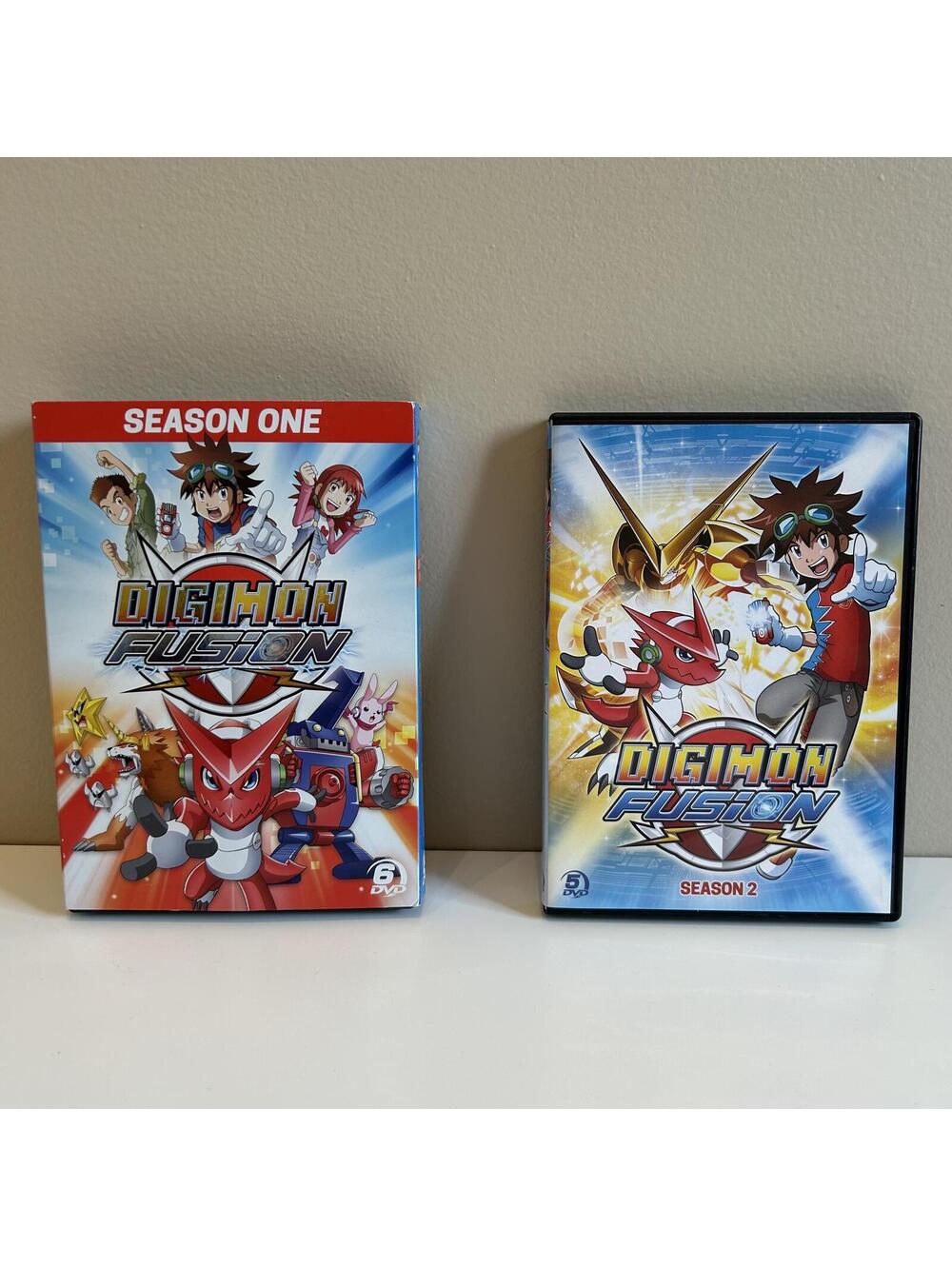 RARE LIKE NEW! Digimon Fusion Seasons 1 & 2 DVD Set Anime